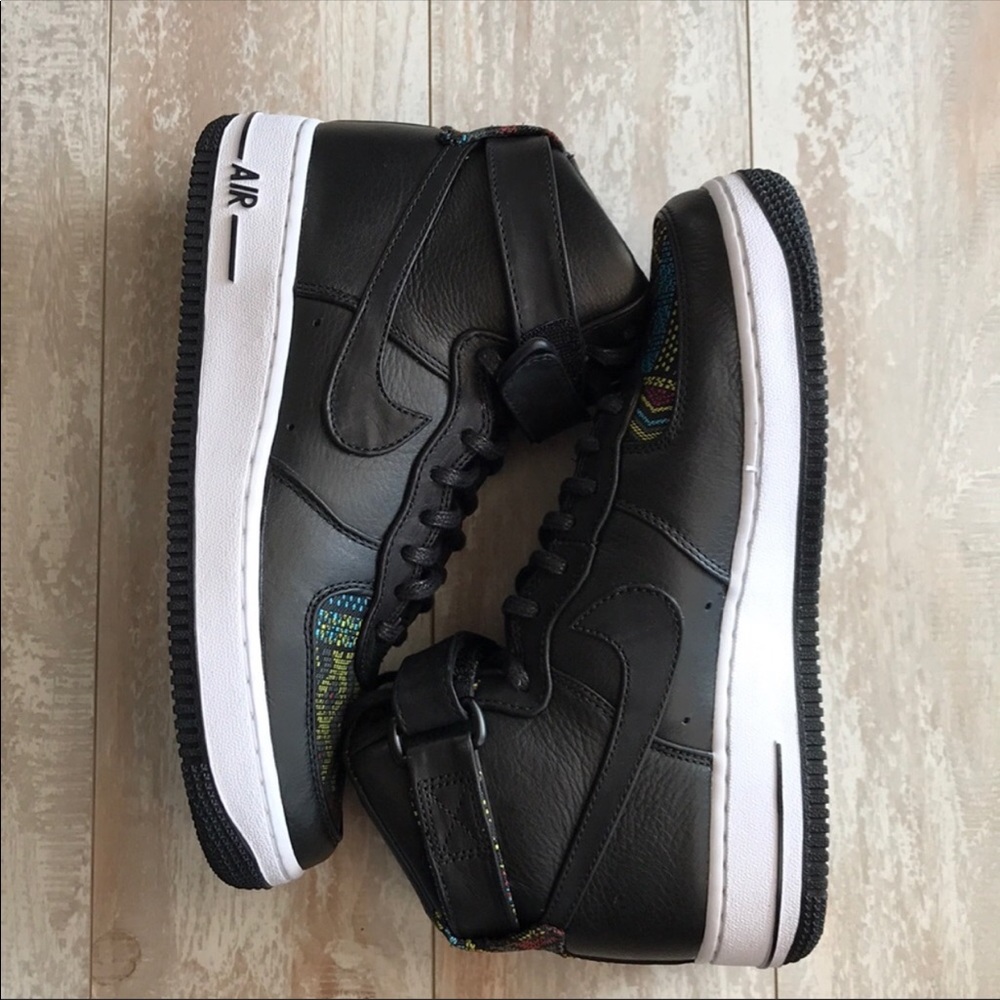 NWT Nike Air Force 1 QS Tribal Print black - Picture 5 of 8